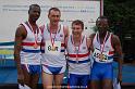 M45 4x100m relay medallists